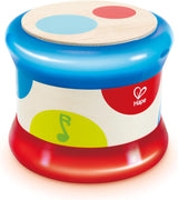 Hape Babytromme | Musikalsk rullelegetøj for de små til at lære rytme og forskellige lyde, batteridrevet, fra 6 måneder Baby Toys Naty Shop Standard titel