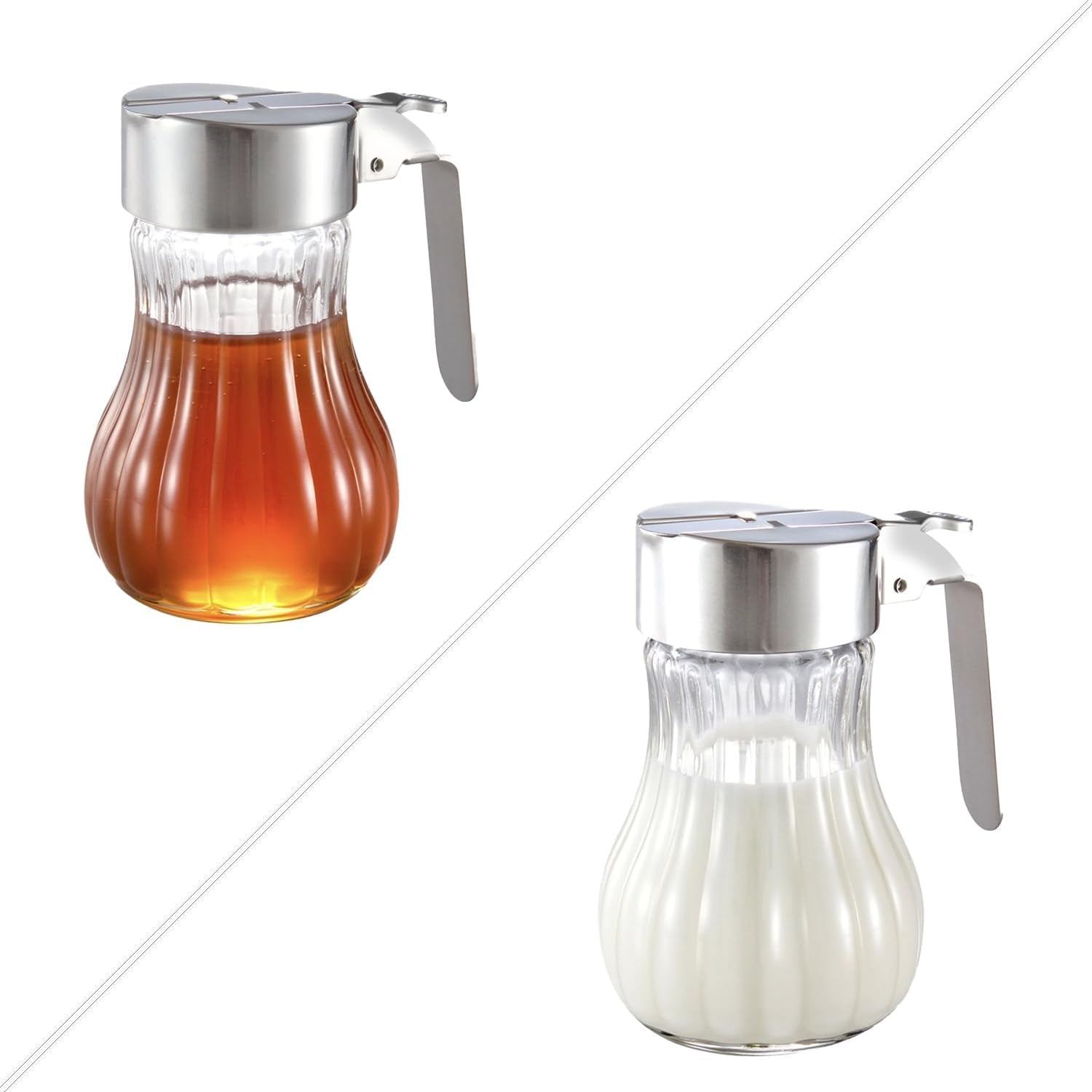 Tescoma CLASSIC 250 ml creme/honningkop, rustfrit stål og robust glas, ideel til hjemmet og catering, holdbar og funktionel