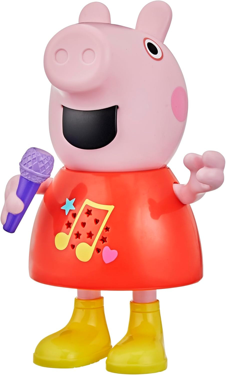 Peppa Pig dukke, taler og synger, pink, 20 cm