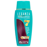 Leganza Natural Balm Hårfarve 71 Café Latte | Hårfarve uden ammoniak | Beriget med 7 naturlige olier | 150 ml Naty Shop Hair Dye 51 Dark Morello Cherries