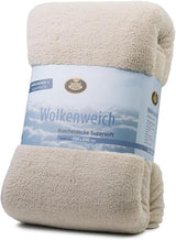 Gözze - Sky blødt kæletæppe, fåreskindsimitation, 100% polyester (mikrofiber), 150 X 200 Cm - Camel Dyner og dyner Naty Shop Camel