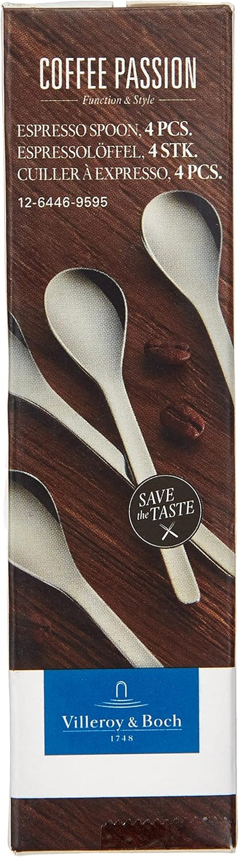 Villeroy And Boch - Coffee Passion espressoskesæt, 4 stk, 10 cm, rustfrit stål 18/10 Kitchen Naty Shop