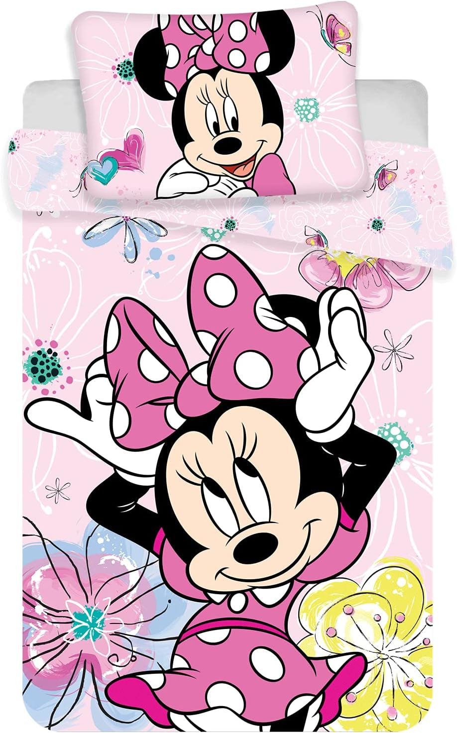 Minnie Mouse børnesengesæt, bomuld Sengetøj - børn Naty Shop Standardtitel