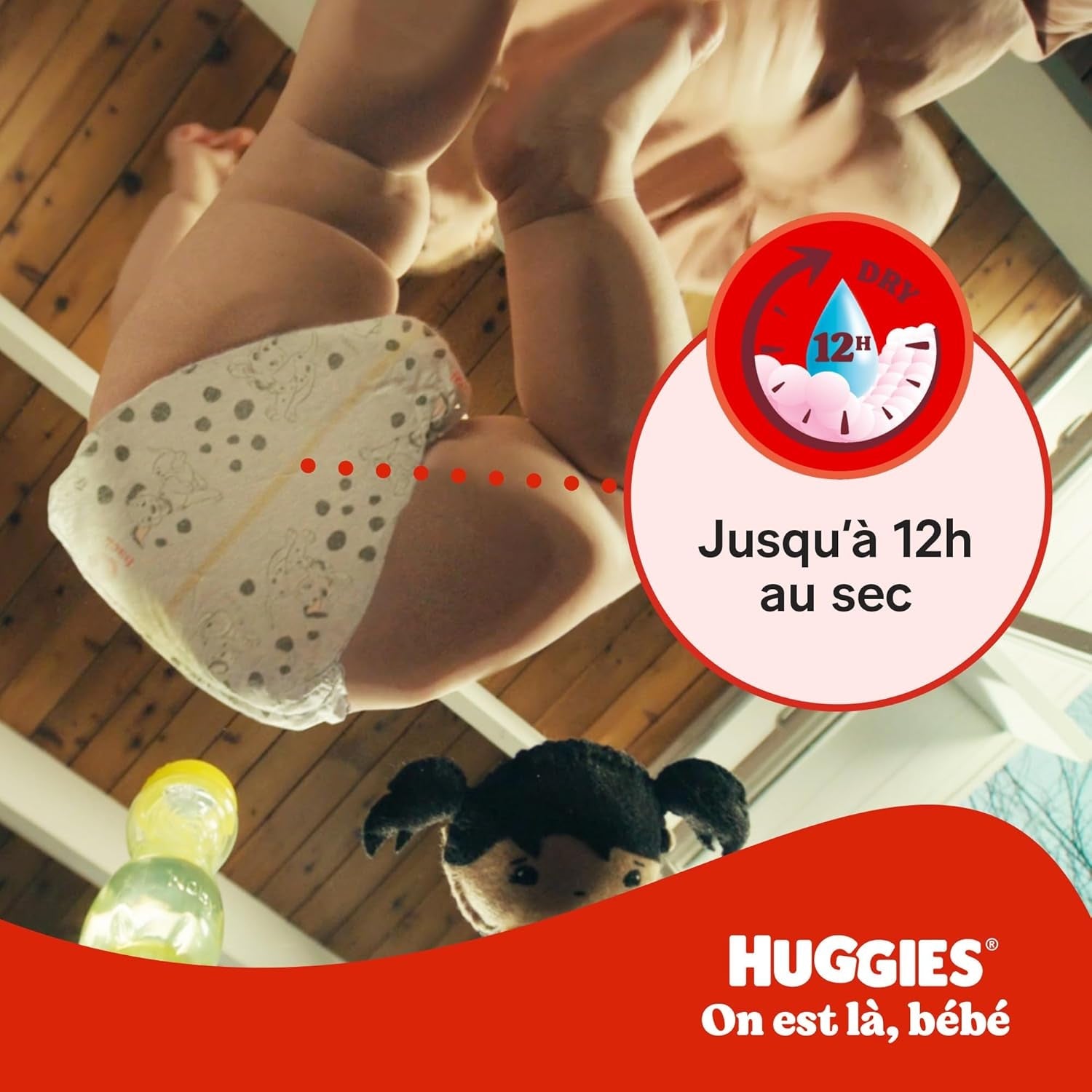 Huggies Babybleer Little Movers, Disney Design, Størrelse 6, 102 Antal (3 x 34), Månedlig æske