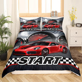 Jungen Cartoon Auto Sengetøj Sæt 135X200,Kinder Bau Fahrzeuge Tröster Abdeckung Für Kind Kleinkind Teens,Dinosaurier Bettbezug,Traktor Maschinerie Bagger Bettdecke Abdeckung,Lkw Autos Bedtuchen Naty Shop Multi 7 220*240+80*802