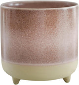 Potte, keramik, mat pink, reaktiv, H 8,5 cm x D 8 cm