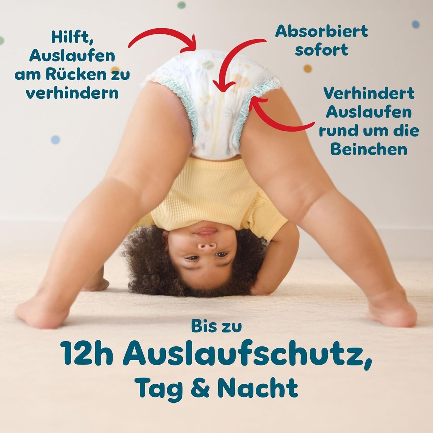 Pampers Baby-Dry Pants Größe 5, 160 Stück, 11kg-17kg, 360° auslaufsichere Passer til dag og nat