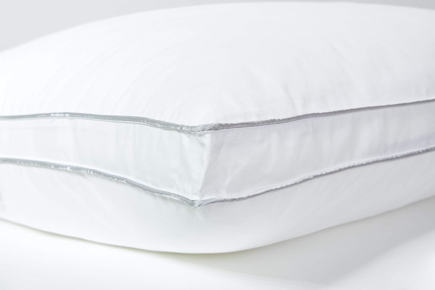 Pude, Bomuld, Percale, 50 X 70 Cm, Fin finish, Komfort, Percale, 100% Bomuld, Høj kvalitet, Blød, Made in France, Hvid 73130220 Naty Shop Standard Puder