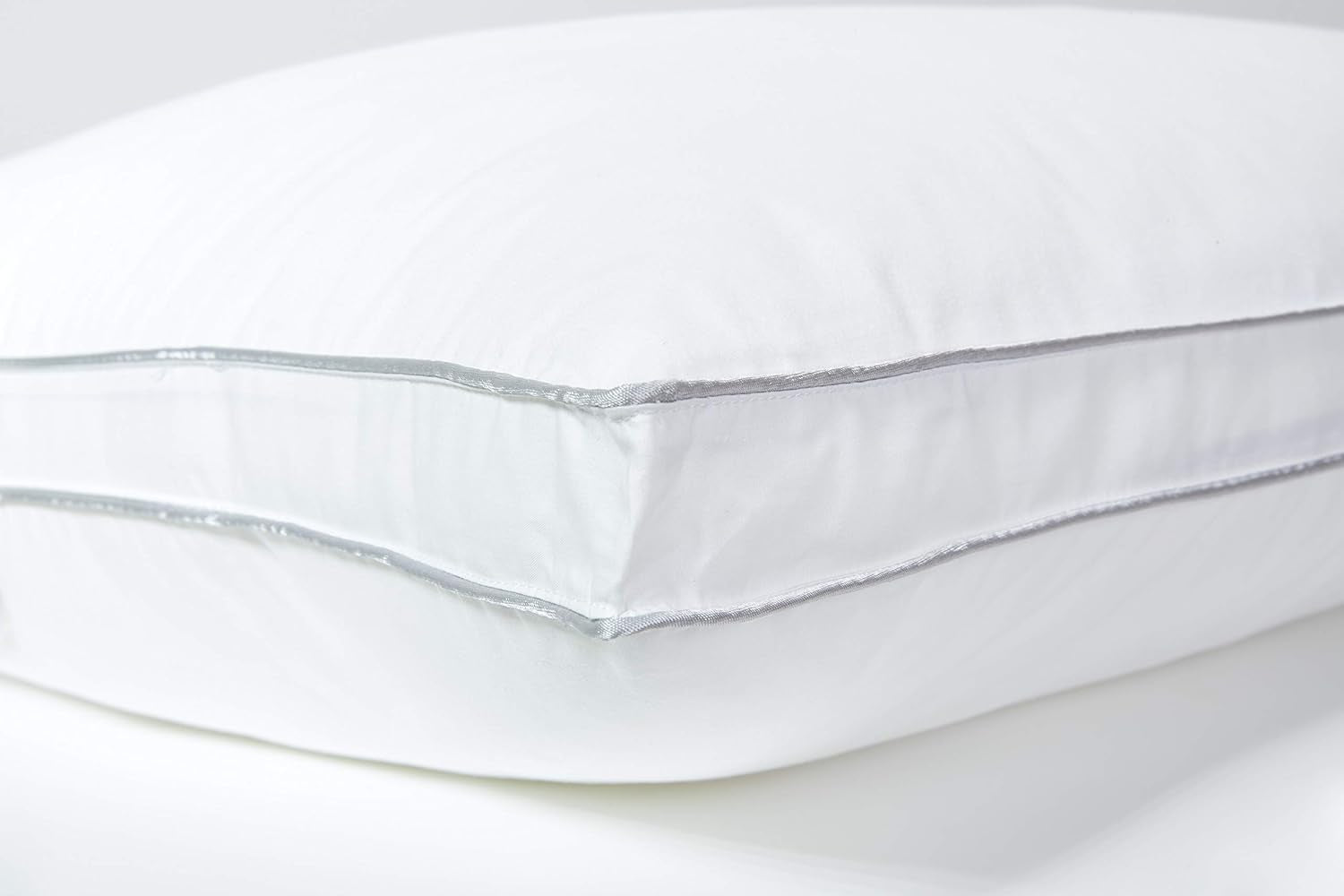 Pude, Bomuld, Percale, 50 X 70 Cm, Fin finish, Komfort, Percale, 100% Bomuld, Høj kvalitet, Blød, Made in France, Hvid 73130220 Naty Shop Standard Puder