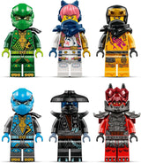 LEGO NINJAGO Chaos Dragon Thundertooth - Legetøj med 6 Ninja-minifigurer - Rollespilsbyggesæt til drenge og piger fra 8 år og opefter - Gaver til Rise of the Dragons TV-seriefans 71832 Byggesæt Beuche den LEGO-Store