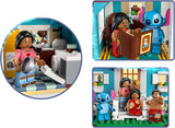 LEGO Ç€ Disney Beach House fra "Lilo and Stitch" - Bygbart legetøj med 6 rum, observatorium, rumskib og 5 minifigurer - fødselsdagsgave til piger og drenge 9+ og fans 43268 Besuche den LEGO-Store byggesæt