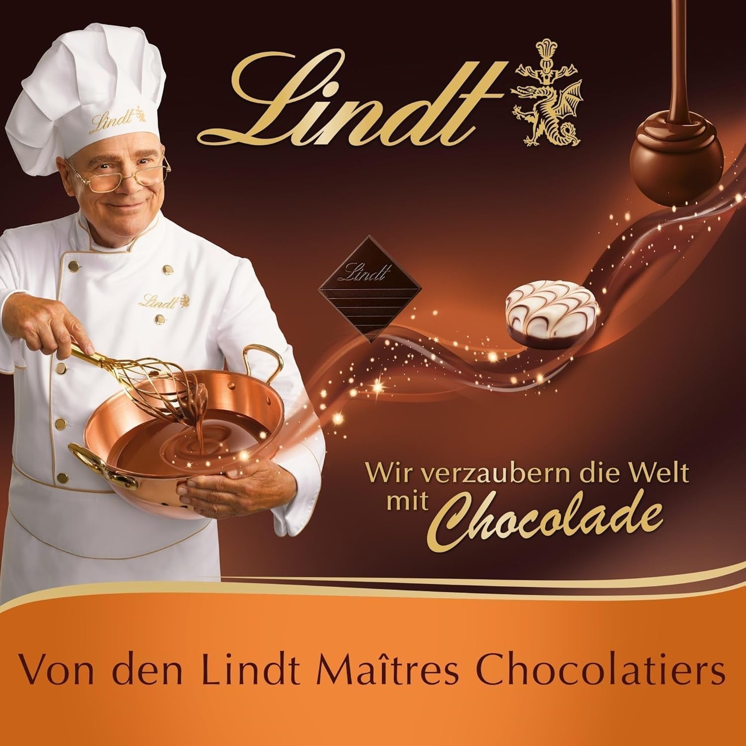 Lindt Schokolade - PATISSERIE Mousse Au Chocolat | 6 X 110 G | Backmischung Für 4 Portionen Fluffige Mousse Al Cioccolato Aus Finester Schokolade | Konditori | Backmix | Schokoladengeschenk Mix til bagning og madlavning Naty Shop