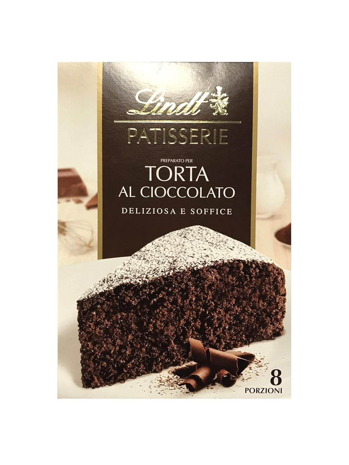 Lindt & Sprüngli Feines Backen Kuchenmischung, Backmischung, 8 Portionen, Lactosefrei, 400 G Blanding til bagning og madlavning Naty Shop Schokoladenkuchen
