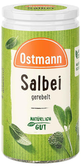 Ostmann Gewürze - Sage gerebelt | Würziges Kräuteraroma für Fleisch- und Gemüsegerichte | 10 g i dosis