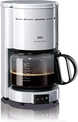 Braun KF 47 BK espressomaskine - Espressomaskine med filter og glaskaraffel til klassisk filterkaffe, aromatisk kaffe takket være OptiBrew systemet, anti-dryp system, automatisk sluk, sort