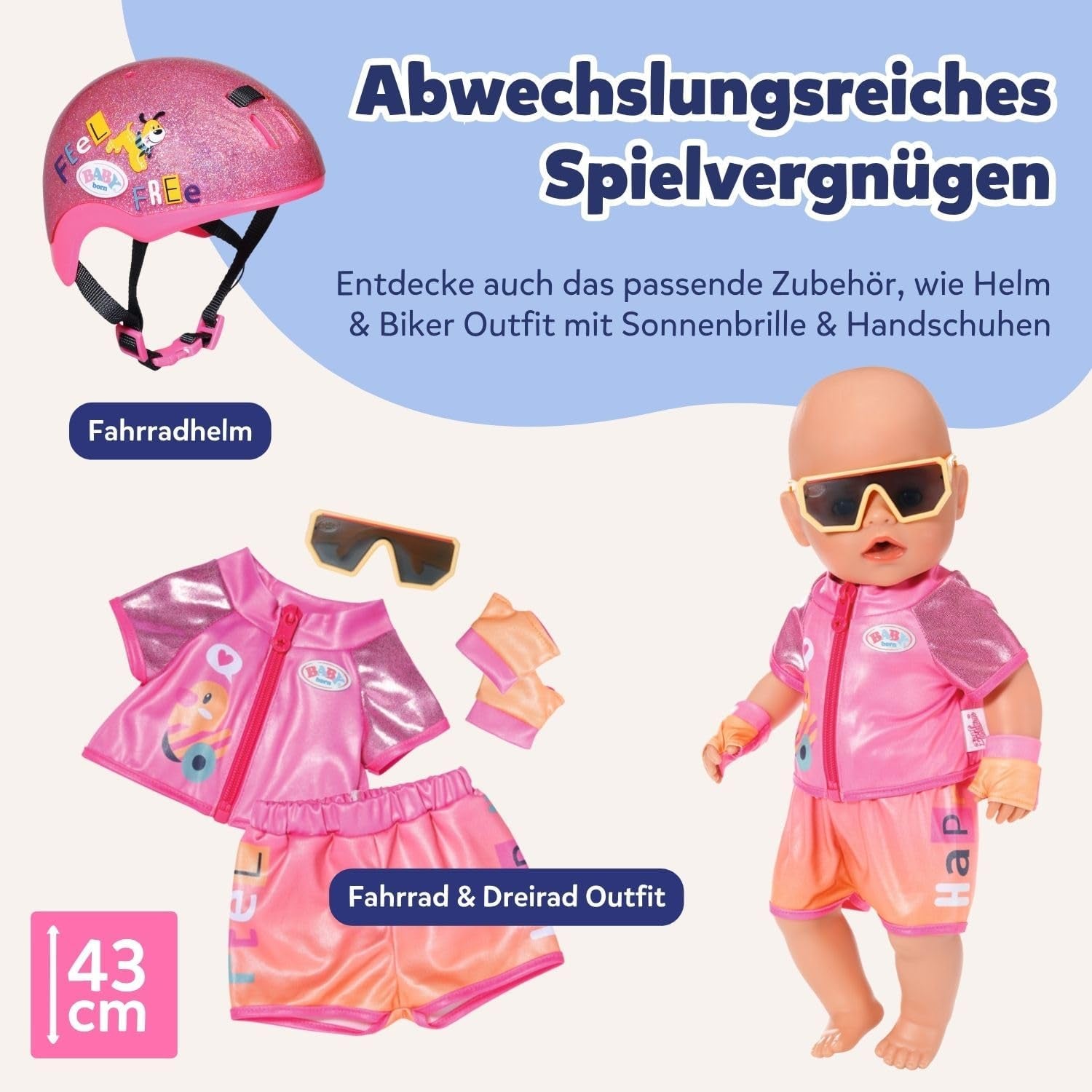 BABY Born My First Swimmer Girl - 30 cm Dukke - Badedukke med drejemekanisme, Vandtæt - Virker uden batterier - Velegnet til børn fra 1 år og derover
