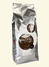 Maxi Crema 1000g hele kaffebønner - Original italiensk ristemesterskab til de højeste krav! Kaffe, Cappuccino, Espresso, Latte Macchiato
