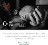 Eco by Naty, sårsalve til babyer, økologiske plantebaserede ingredienser med 0% duft, hypoallergen og dermatologisk testet, tube 50 ml Børn - Bad og hudpleje Naty Shop