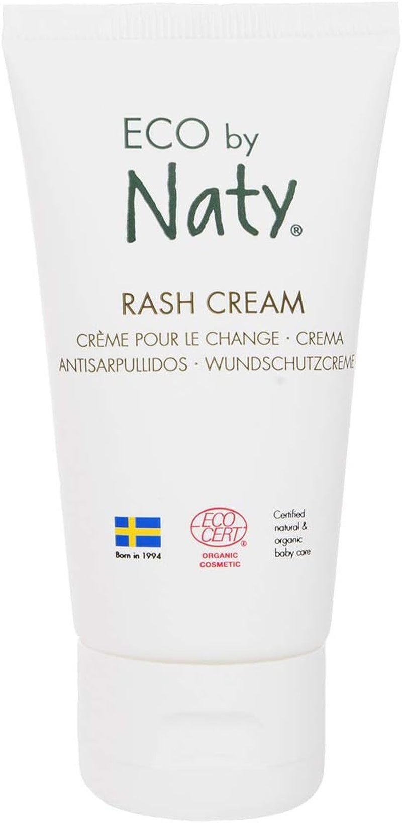 Eco by Naty, sårsalve til babyer, økologiske plantebaserede ingredienser med 0% duft, hypoallergen og dermatologisk testet, tube 50 ml Børn - Bad og Hudpleje Naty Shop Salve til børn