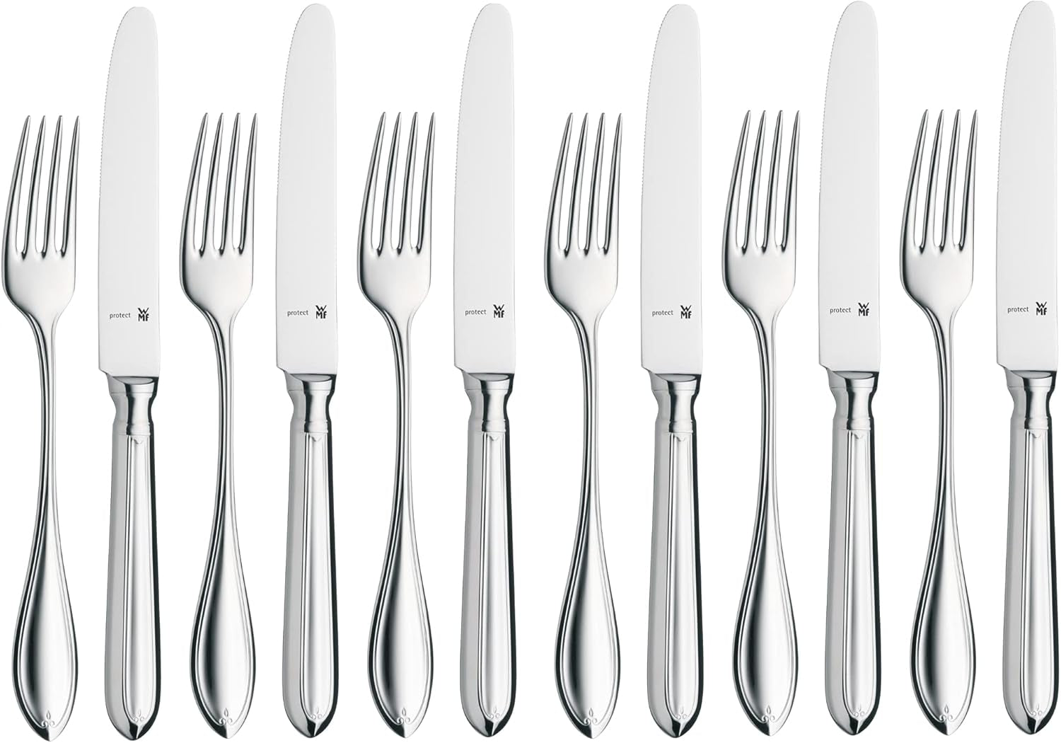 WMF Premiere, 12 stk., til 6 personer, bestik til morgenmad Kitchen Naty Shop
