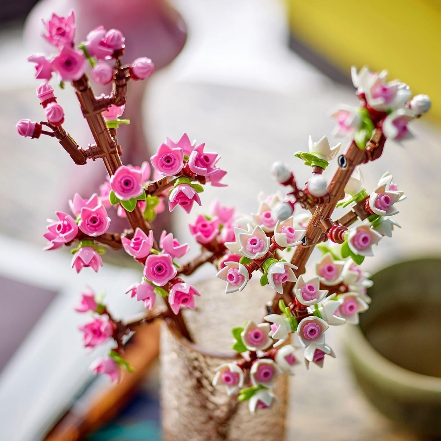 LEGO Botanicals Cherry Blossoms - Kunstige blomster til at bygge - Skrivebordsdekorationer til børn - Blomsterbuket til udstilling - Gave til kvinder og mænd fra 8 år - Botany Collection 40725 Byggesæt Besuche den LEGO-Store