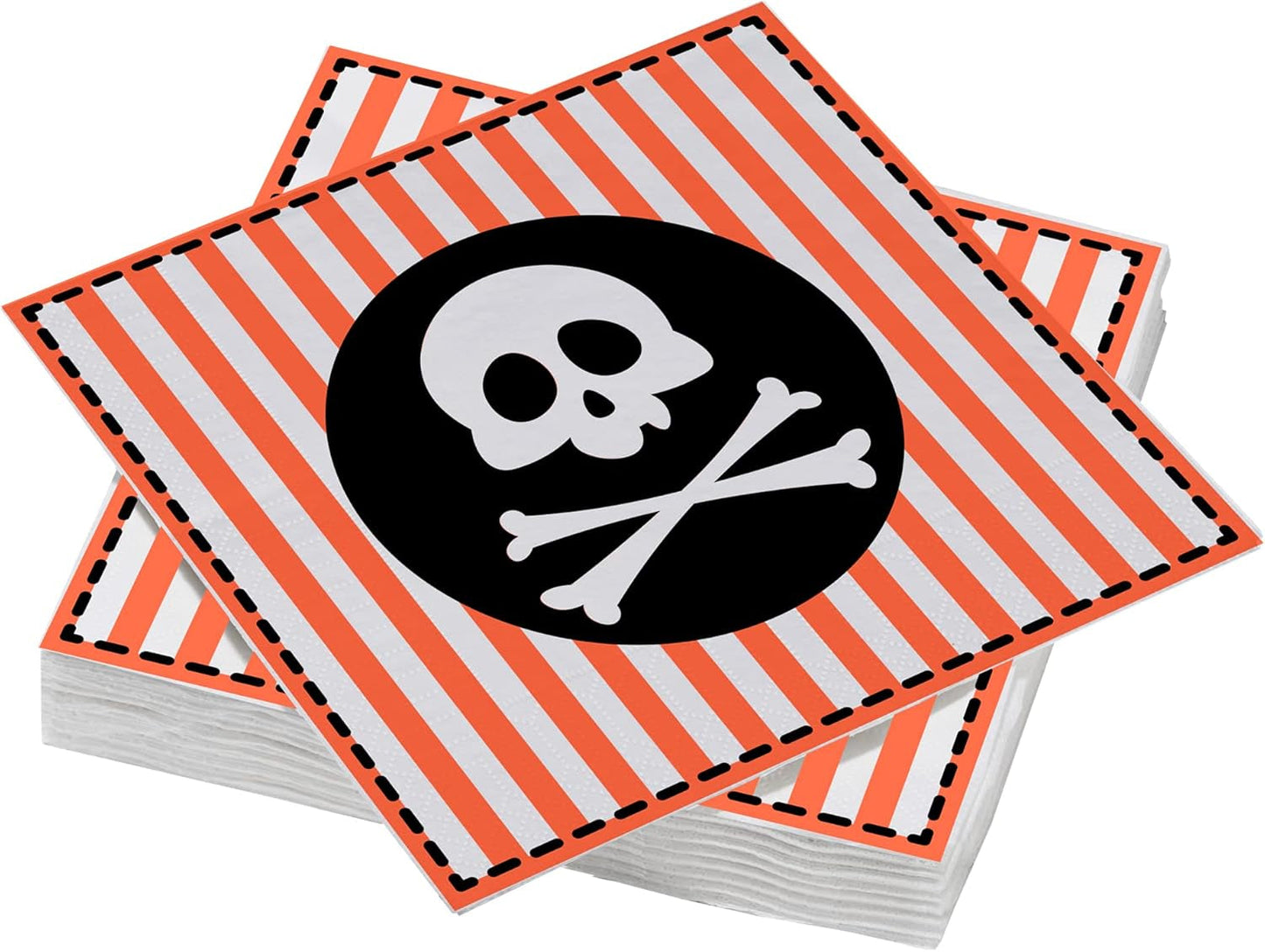 ARTS DE LA TABLE 20 bomuldsservietter, 33 X 33 cm, 3-lags, piratflag