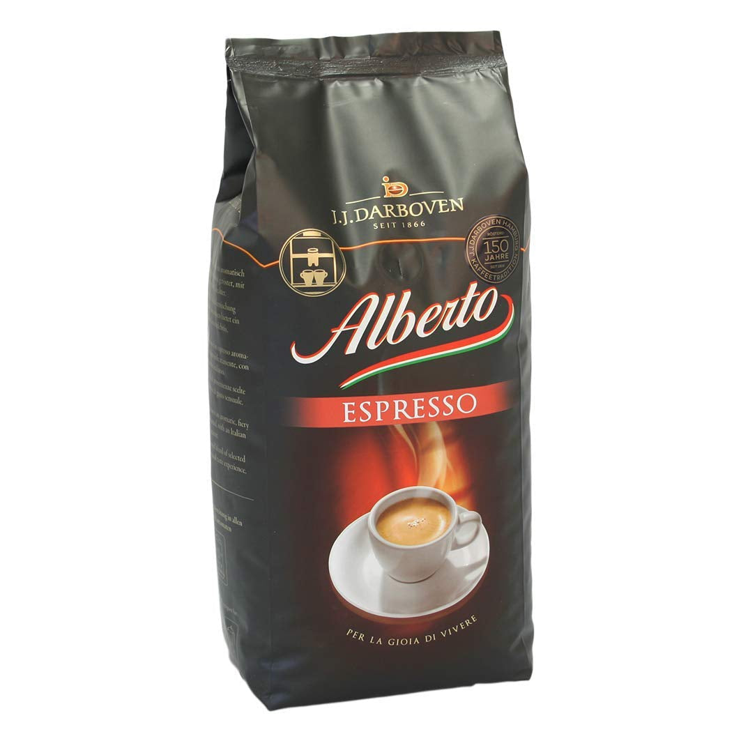 8 x Darboven Alberto Espresso espressobønner 1 kg