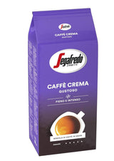 Segafredo Zanetti Caffè Crema Gustoso - Hel bønne (pakke med 1 kg) - Velegnet til Caffè Crema - Lange og mørkristede kaffebønner, fyldig og intens smag (pakke med 2)