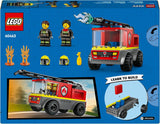 LEGO City Brandstigevogn - Legetøjsbrandbil med 2 brandmandsminifigurer til drenge og piger fra 4 år - pædagogisk legetøj - gave til førskolebørn 60463 Byggesæt Besuche den LEGO-Store