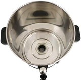 Saro espressomaskine med rundt filter - 6,75 L / 40 kopper - rustfrit stål - brygning og holde varm funktion - sikkerhedshane - skueglas - 1,5 kW - model SAROMICA 6005