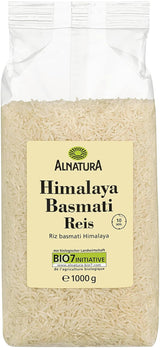 Økologisk Himalaya hvid Basmatiris, 1 kg