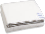 Zoepritz siden 1828 Glat fleecetæppe - Fluffy behageligt polar fleece tæppe - Vegansk - 140X190Cm - 010 Off-White, 010 Offwhite Zoepritz Siden 1828 Senge og dyner Lys hvid 140X190Cm