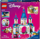 LEGO Ç€ Disney Princess Castle Askepot og Hestevogn, Sæt til piger fra 6 år og opefter, Fantastisk Legetøj med Prinsesse Askepot og Prins Charmerende Minidukker, Gaveidé til Disney Fans 43275 Byggesæt Beuche den LEGO-Store