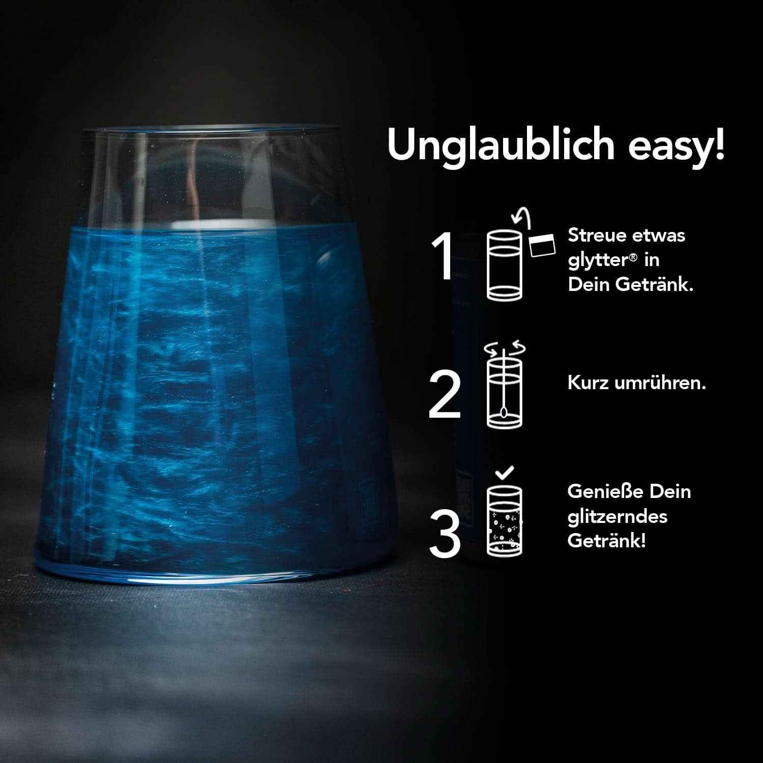 Spiselig glitter til drinks og væsker, 10 gram Naty Shop
