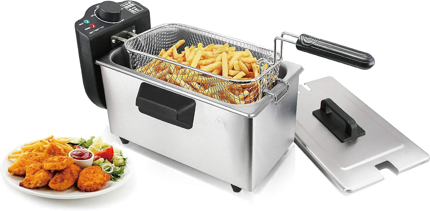 Oliefrituregryde Emerio 3.0L med Cold Zone-teknologi, 2000 W Hvidevarer Naty Shop