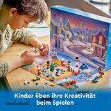 LEGO City Adventskalender 2024, Adventsgave til børn fra 5 år, 24 overraskelser, minifigurer i juledragt, julemand og fru julemand, julegave 60436 Byggesæt Besuche den LEGO-Store