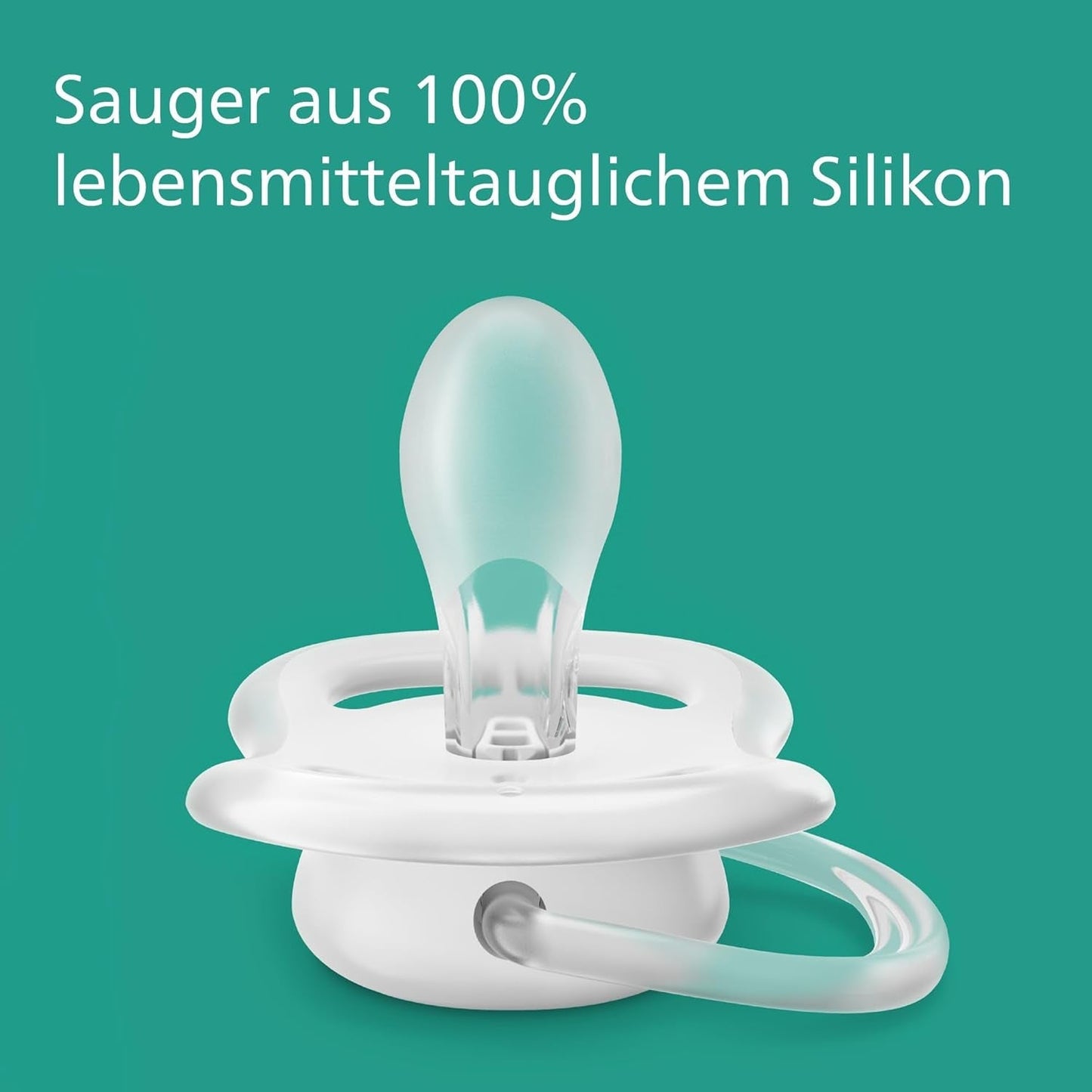 Philips AVENT ultraluftsutter - pakke med 4 BPA-fri, åndbare sutter til babyer 6-18 måneder, inklusive bæretaske og sterilisering, skildpadde/hvalmønster (model SCF085/66)