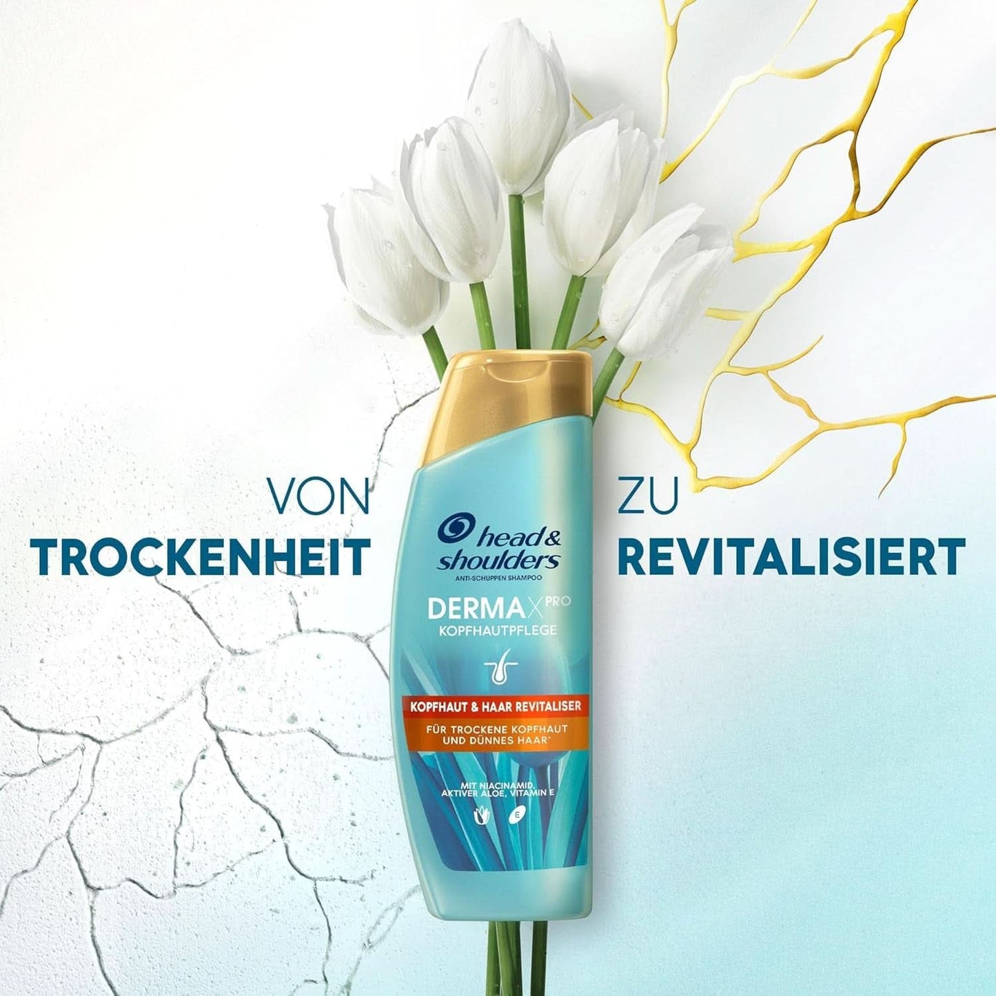 Derma X Revitalizing Shampoo, Head & Shoulders, 250 ml Brusebad og bad Naty Shop