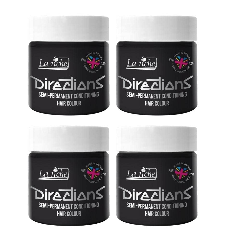 Vejledning semi-permanent hårfarve 100 ml æske 4 pakke (Pillarbox Red) Naty Shop Ebony hårfarve 100 Ml (pakke med 4)