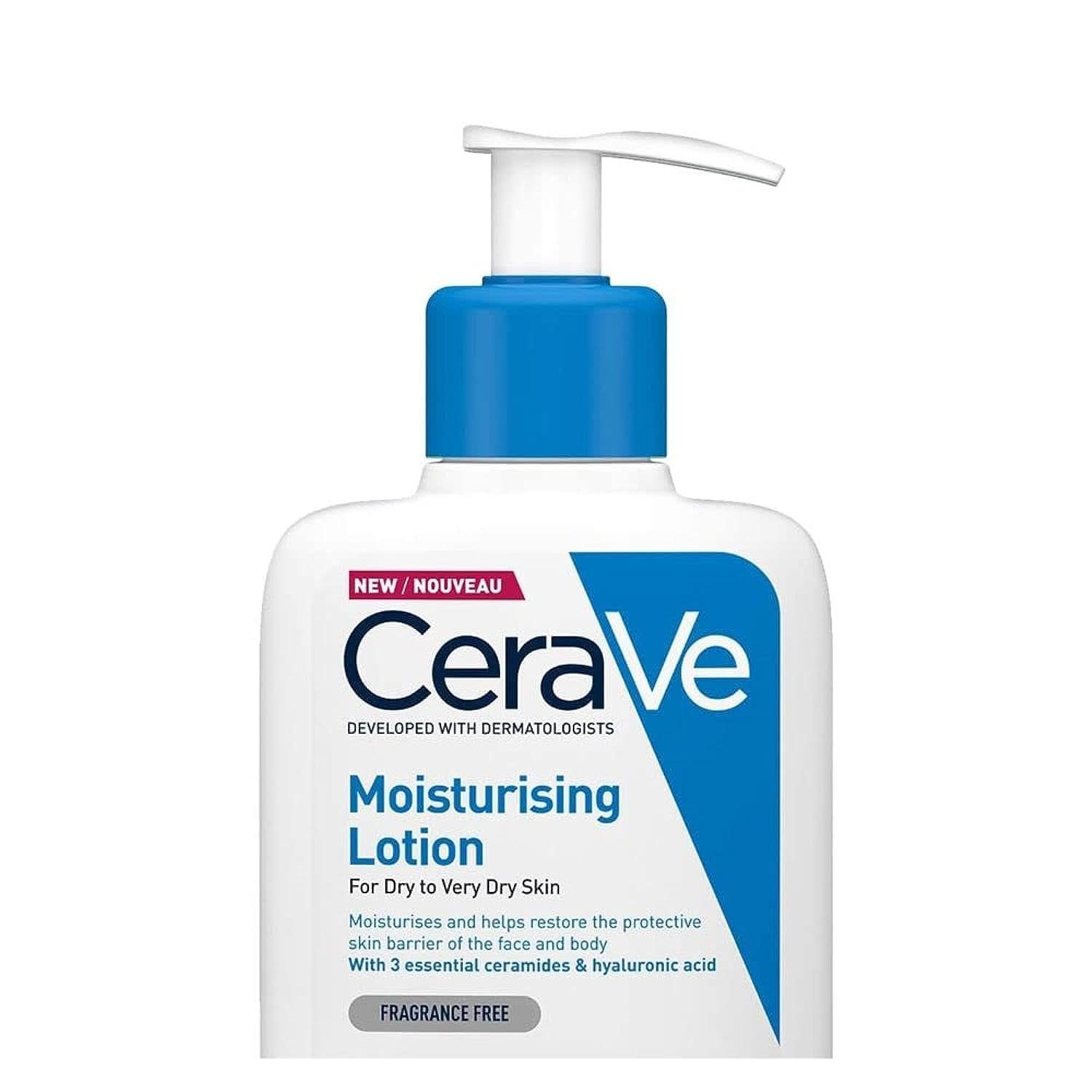 Cerave Moisturizing lotion til krop og ansigt, 1 liter Cosmetics and Beauty Naty Shop 236 ml