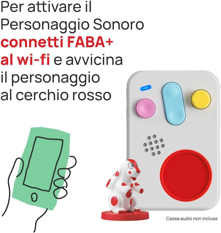 Lydfigur - Små historier fra Pimpa - Historier og lydeventyr for drenge og piger 1-3 år - Høres med historier og +, pædagogisk spil italiensk version Bebe Toys Naty Shop