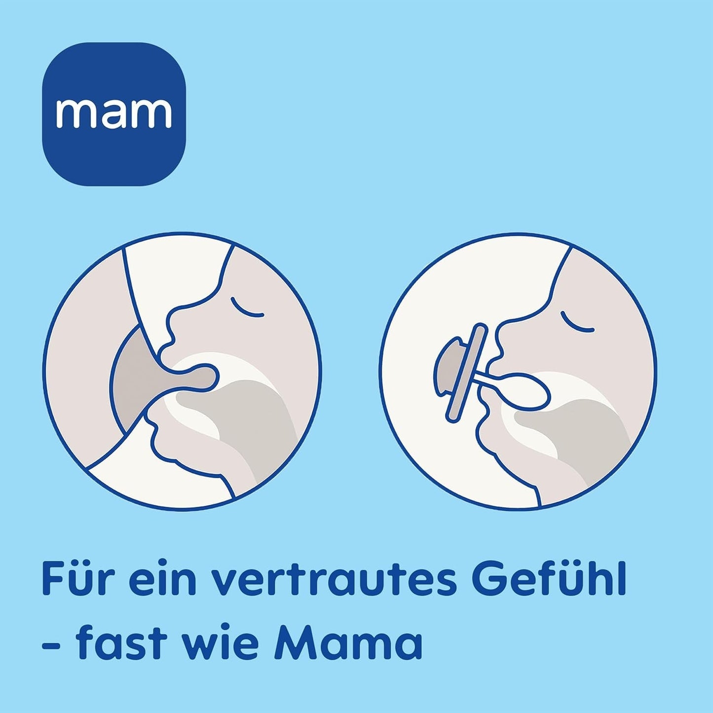 MAM originale sutter, 2-pack, tandvenlige babysutter, fremstillet af bæredygtige og bioregenererbare materialer, MAM SkinSoft silikonesutter, med sutteæske, 6-16 måneder, ulv/kanin
