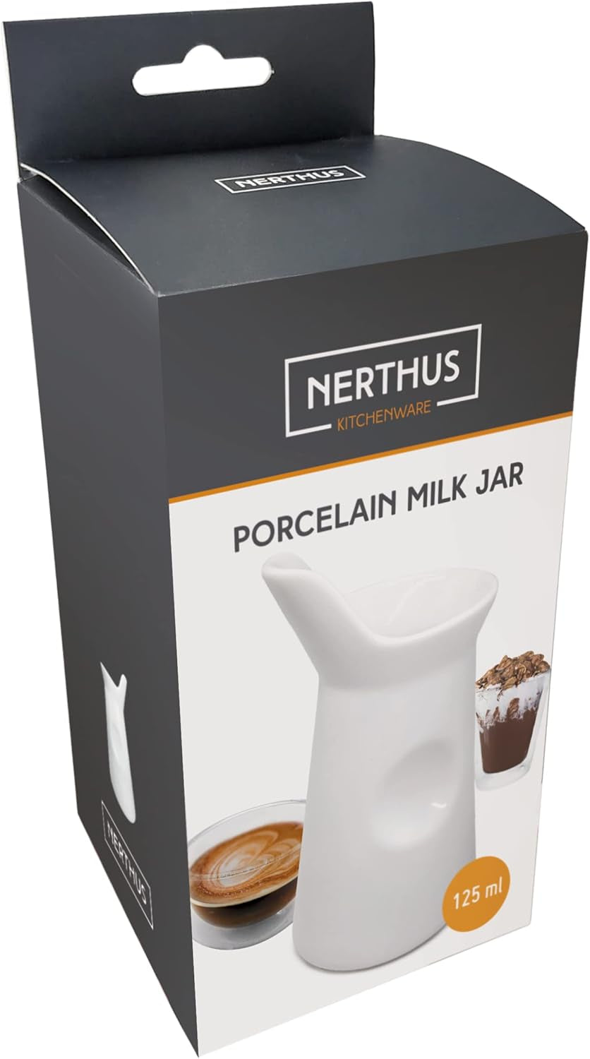 NERTHUS FIH 418 Porcelænsmælkekrus 125 ml, Original, Hvid