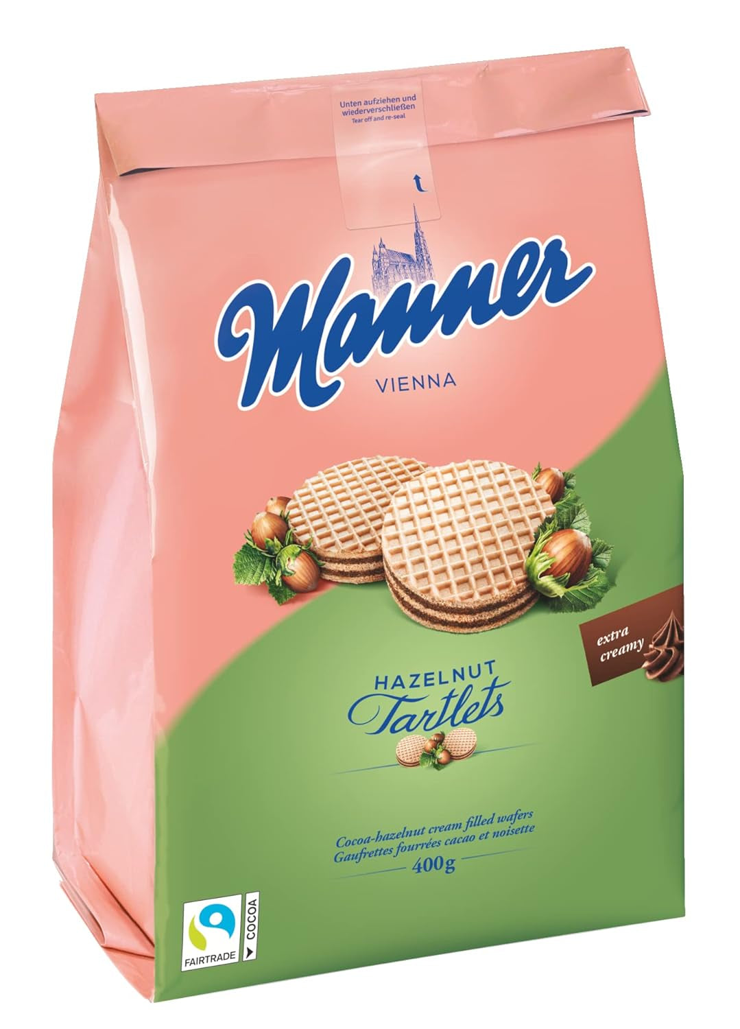 Tarte Maner | Crunchy hasselnøddecreme cookies | 1 pakke (400 g)