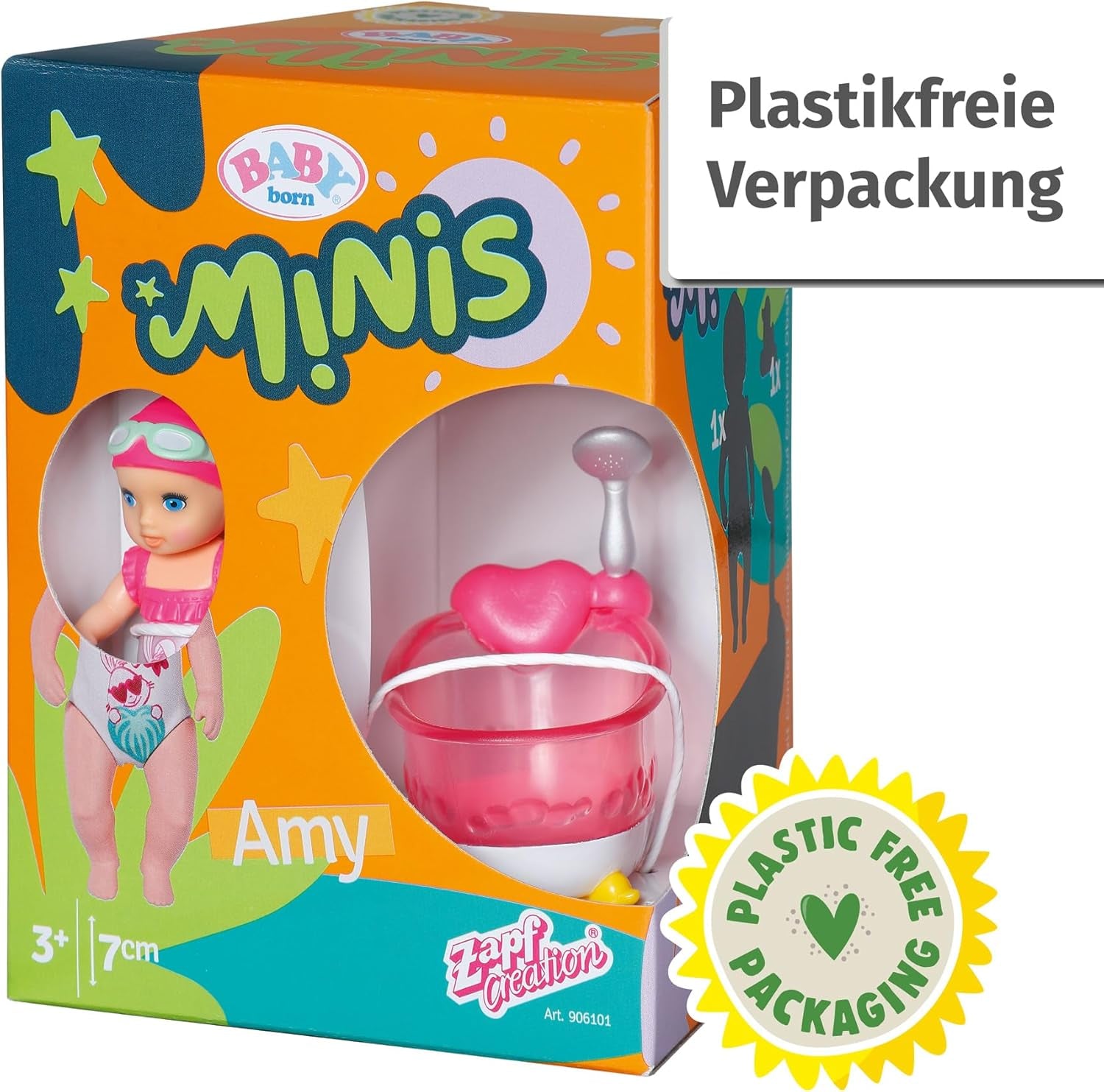 BABY born Minis legesæt med Minis dukke Amy and Duck, 906101 Zapf Creation