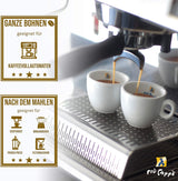 Café Crème Kaffeebohnen, würzig, kräftig, intensiv og gehaltvoll, Arabica og Robusta, Schweizer Trommelröstung, ganze Bohnen für Volllautomaten Schümli Royal 1 kg