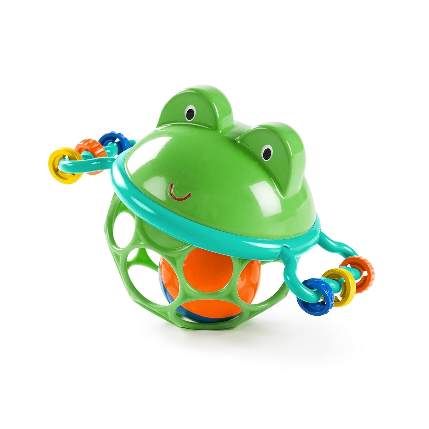 Bright Starts Little Shakers 6-delt gavesæt - babyrangler og bidere BPA-fri let at fange Unisex Newborn+