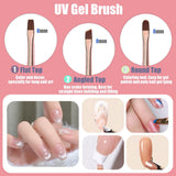10 Stück Nail-Art-Pinsel, Nagel-Gel-Nagellack-Malpinsel, Zeichenstift, Nagel-Liner-Pinsel og Nagel-Dotting-Stift Für Gel-Nagellack, DIY, Maniküre, Salon Zu Hause