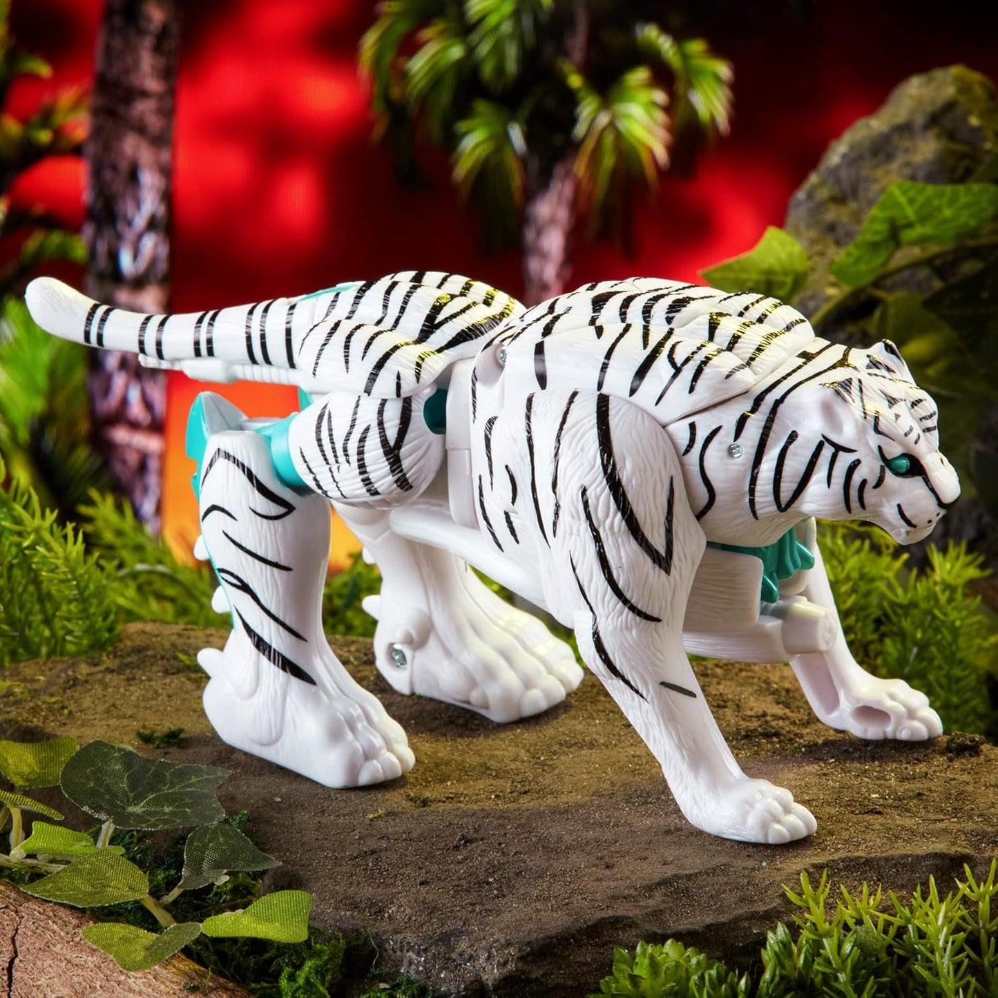 Transformers Toy Vintage Beast Wars, Tigatron actionfigur til at samle (12,5 cm), til voksne og børn 8+, F4225, multi, one size actionfigurer Naty Shop