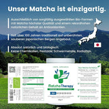 Matcha terapi 30+ | Økologisk Matcha tepulver | 60 g | Med et verificeret indhold på mindst 30 mg/g catechin EGCG | Understøtter immunsystemet og energiniveauet | Ceremoniel kvalitet | Grøn te fra Japan